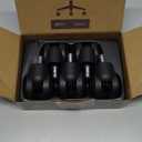 Sytopia Chair Wheels Replacement, Heavy Duty Office Chair Wheels for Hardwood Floors and Carpet, Replaces Mat Rubber Office Casters Universal Accessories Set of 5 Black