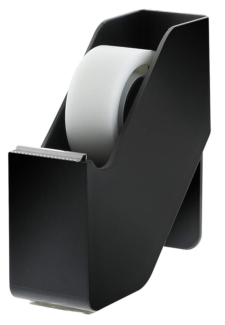 Bostitch Office Konnect Tape Dispenser with Premium Single-sided Tape, Sticks to Desk, Black (KT-TAPE-BLK)