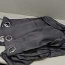 ChrisDowa Blackout Curtains 70 inches Wide for Bedroom - Extra Wide Grommet Thermal Insulated Room Darkening Curtains for Living Room (1 Panel, Dark Grey, 70 x 84 Inch)