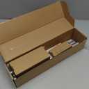 Curtain Rod 32 to 58 Inches (2.6-4.8ft), USFOOK 7/8 inch Telescoping Splicing Curtain rods for Windows 20 to 54 inches, Silver Decorative Drapery Rods for Home with Translucent Finials