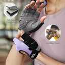 ATERCEL Weight Lifting Gloves Full Palm Protection, Workout Gloves for Gym, Cycling, Exercise, Breathable, Super Lightweight for Men and Women(Violet, M)