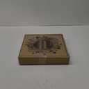 12 Inch Wood Lazy Susan, Rustic Brown Turntable Organizer with Steel Frame, 360 Degree Decorative Turntable for Countertop or Centerpieces Black Wood