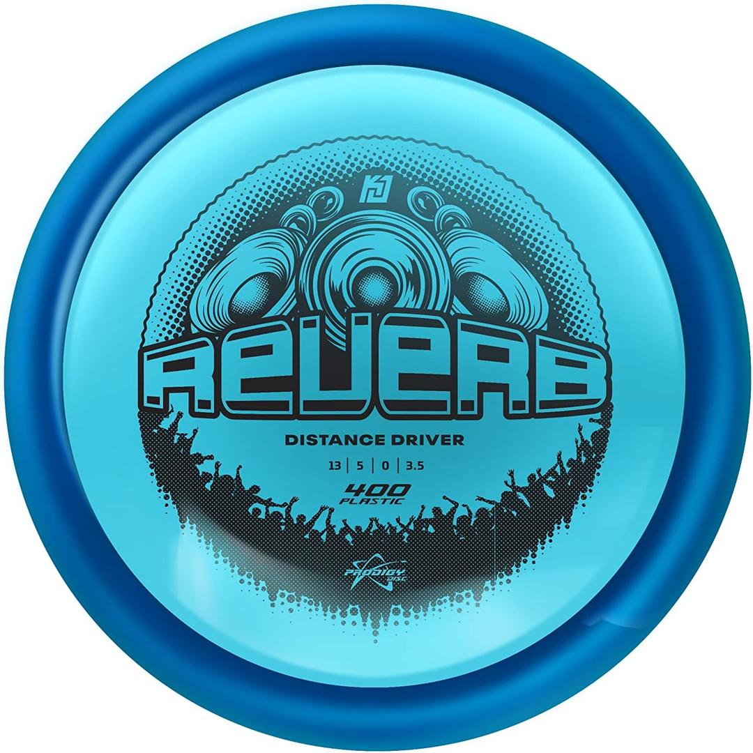 Prodigy Disc Kevin Jones Signature Discs | Prodigy Collab Series | Support Kevin Jones on Tour | Premium Plastics | Eye Catching Stamps | Disc Golf Discs, Drivers, Fairways, Putters | Colors May Vary (Reverb 400 Plastic)