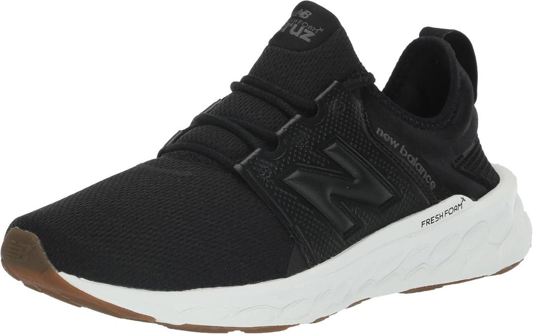 New Balance Men's Fresh Foam X Cruz Artisan V3 Shoes (8, Black/Blacktop/Gum 020)