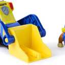 Paw Patrol: Search & Rescue, Rubble Rescue Bulldozer Vehicle with 2 Figures, Police Car Toy with Pull-Back Action, Kids Toys for Boys & Girls Ages 3+