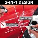 Pearl Red Touch Up Paint for Cars, Color Accurate Auto Paint, Professional Automotive Scratch Repair, Lasting Auto Scratch Remover, Quick Drying, Easy to Use, Safe and Non-toxic