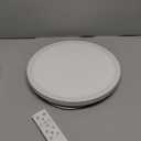 Unicozin Dimmable Ceiling Light with Remote Control, 8.7Inch 18W 3000K-6000K Light Color Adjustable, Round LED Flush Mount Ceiling Lamp, White Flat Panel Lights for Dining Room, Bedroom, Kitchen,Wired