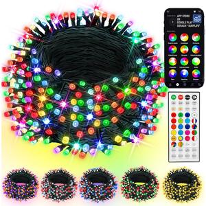 beatineon Color Changing Smart Christmas Lights,66ft 200 LED RGB String Lights with App & Remote Control,Timer,Music Sync,Dimmable Mini Lights for Xmas Tree Birthday Wedding Party Festival Decor