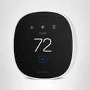 ecobee Smart Thermostat Essential  Energy Star Certified programmable WiFi Thermostat  Works with Siri, Alexa, and Google Assistant