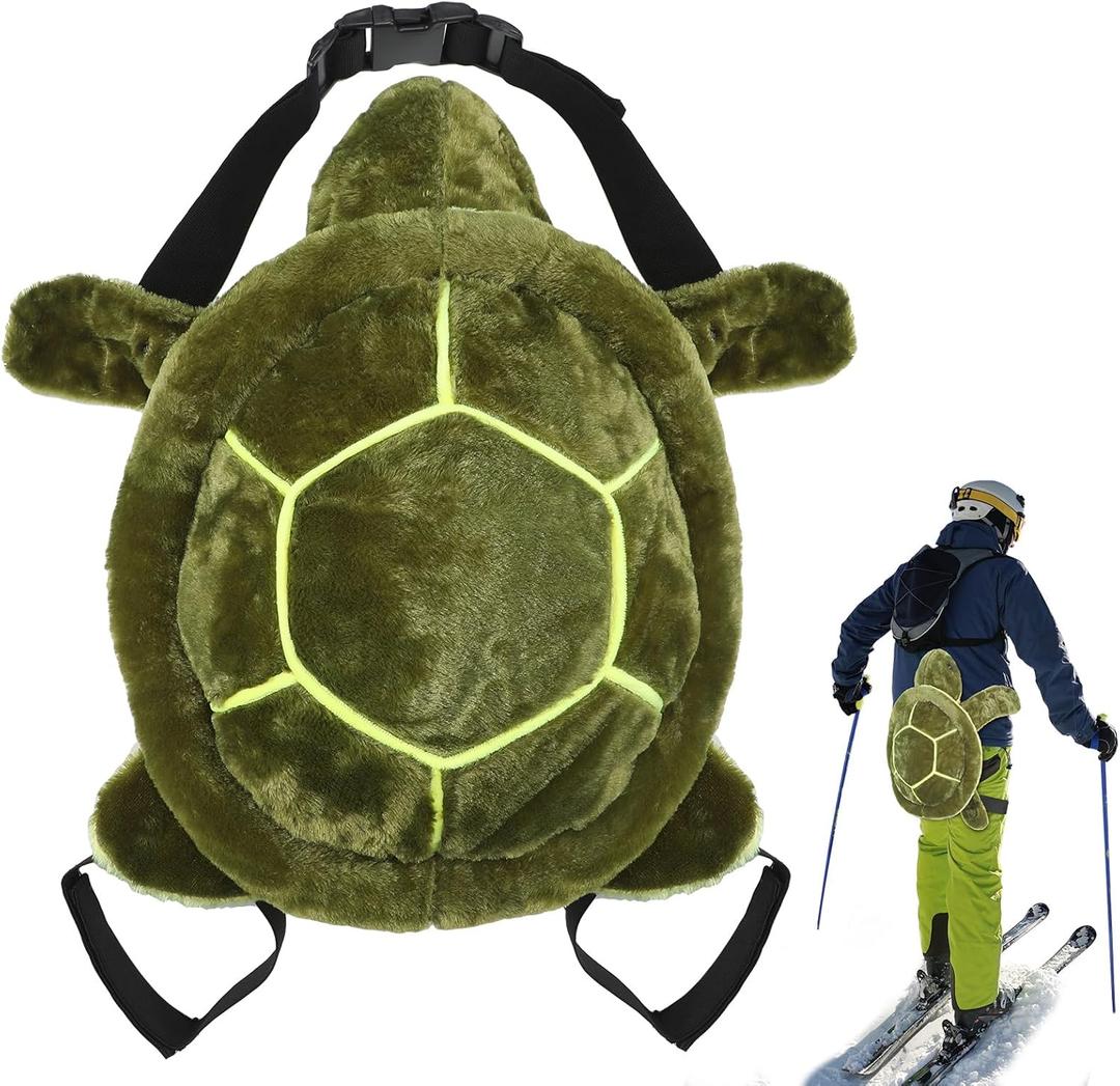 Kathfly Turtle Butt Pad Snowboarding Cute Protection Hip Butt Pad Protective Gear for Skiing Tortoise Snowboarding Padded Turtle Hip Cushion Protection for Kids Adults Skating (Green)