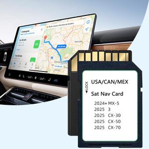 2025 Upgraded Navigation SD Card Map Compatible with 2024+ MX-5, 2025 3/ CX-30, 2025 CX-50 / CX-70 KR9D 66 EZ1, Latest Version Navigation SD Card Map USA/CAN/MX KR9D66EZ1