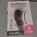 DR. BRACE ELITE Knee Brace with Size Stabilizer (2 Pack) Knee Brace for Women & Men, Workout, Sports, Daily Knee Compression Sleeve for Maximum Knee Pain Support & Fast Recovery (Orion, Small)