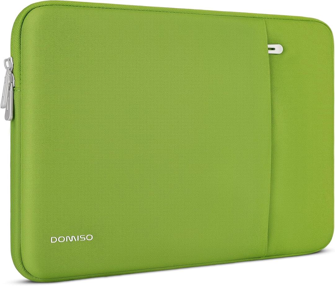 DOMISO Laptop Case Sleeve 17.3 inch Protective Laptop Carrying Case Bag Water-Resistant Notebook Accessories for HP Pavilion Envy 17/ Dell IdeaPad/ LG Gram/ MSI/ Razer Blade Pro 17, Light Green