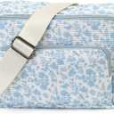 Large Crossbody Bags For Women, RFID, 3 Zipper Pockets, Wide Strap, For Travel, Commute