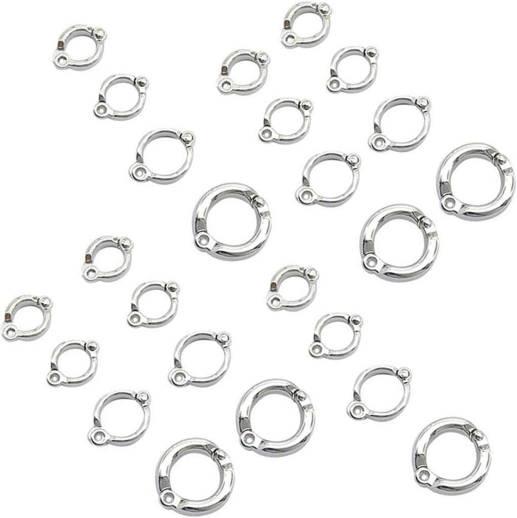 40 Pcs Pet Birds Flying Training Leash Rings Clips Pet Opening Foot Rings Clips Pigeon Leg Ring Parrot Ankle Rings Clips Bird Dove Parrot Foot Ring Parrot Flying Accessory Birds Supply,4 Sizes