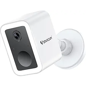 VSTARCAM 2K Security Cameras Wireless Outdoor, Free Cloud & SD Storage, Magnetic Easy Mount No Drilling, WiFi 6 2.4/5G Dual Band, Motion Alerts, 6Month Battery, Color Night Vision, IP66, 2Way Talk
