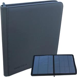 12-Pocket Black Double-Sided Trading Card Album, Side Loading Premium Card Binder, 720 Pockets Binder for Standard Trading and Sports Cards
