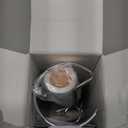 SIMPLETASTE Milk Frother Handheld Electric Foam Maker, Drink Mixer with Stainless Steel Whisk for Cappuccino, Bulletproof Coffee, Latte, with Stand, White, Battery Operated