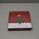 Christmas Tree Topper Lighted Star with Built-in 10 Replaceable Bulbs, 9.5 Clear Five-Pointed Star Tree Topper Plug in for Indoor Office Xmas New Year Holiday Tree Decoration, Warm White