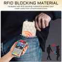 2 x Keallce for iPhone 17 Pro Wallet Case with Crossbody Strap, 4 Credit Card Holder with RFID Blocking, Magnetic Closure iPhone Stand Flip Cover Shockproof for Women,6.3inch Beige