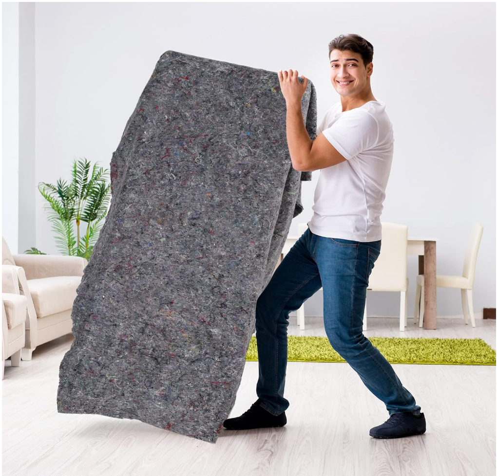 Pack Moving Blankets Bulk size 72x54 in. pack of 10  Furniture Packing Pads