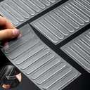 Cabinet Door Bumper, Cabinet Bumpers Clear Self Adhesive Rubber Bumpers Stripes for Cabinets Bumper Pads for Sound Dampening Buffer Pads (120pcs)