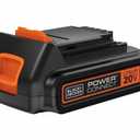 BLACK+DECKER 20V MAX Battery, 1.5Ah Lithium Ion Battery, Extended Runtime, Compatible with Tools, Outdoor Equipment and 20V Vacuums (LBXR20)