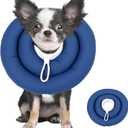 Soft Dog Cones, Recovery Dog Donut Collar After Surgery- Cone of Shame Alternative, Pet Elizabethan E-Collar Anti-Bite Lick Wound Healing Adjustable for Small Large Medium Dogs-BARDIMIES (L(Neck Girth6.8-13IN))