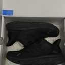 Women's Slip On Walking Shoes Running Comfortable Tennis Breathable Non Slip Athletic Gym Workout Cross Training Fashion Sneakers (9.5 Wide, All Black)