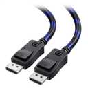 Cable Matters [VESA Certified] 6 ft 32.4Gbps Braided DisplayPort Cable 1.4, 8K 60Hz / 4K 240Hz DisplayPort 1.4 Cable with FreeSync, G-SYNC and HDR for Gaming Monitor, PC, RTX 4080/4090, RX 6800/6900