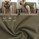 Dog Blank Cotton Shirts,Plain Dogs Large Big Clothes,Army & Deep Green, XXXL