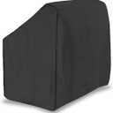 Boat Center Console Cover, 600D Marine Grade Polyester Canvas, Waterproof, Black, Up to 40" W x 30" L x 44" H