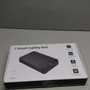 Portable Gun Safe for Handgun, Biometric Handgun Safe - Quick Access Fingerprint & Keypad Lock for Home/Car/Travel | USB Rechargeable | Fits Nightstand Drawer & Bedside