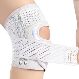 Galvaran Knee Brace for Women & Men with Side Stabilizers Upgraded for Meniscus Tear, ACL, MCL Arthritis Knee Pain Relief, Adjustable Breathable Injury Recovery Knee Support, White - Left Large