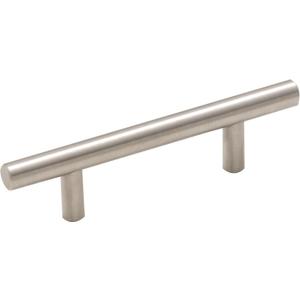 Amerock | Cabinet Pull | Sterling Nickel | 3 inch (76 mm) Center to Center | Bar Pulls | 10 Pack | Drawer Pull | Drawer Handle | Cabinet Hardware