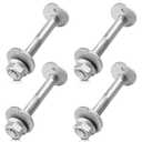 4 Pcs Front Shaft Rear Lower Control Arm Alignment Cam Bolts Fits for 2005-2012 Pathfinder, 2005-21 Frontier, 2012-2015 Nissan Armada 2005-2015 Xterra Adjustment Eccentric Bolt for 54580-7S000