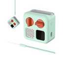 PROfezzion Silicone Case for Yoto Mini Player, Yoto Mini Jacket with Wrist Lanyard Protective Sleeve Case for Kids Mini Audio Device Anti-Slip Silicone Skin Cover - Green