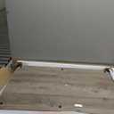 Feandrea Cat Litter Box Enclosure, Litter Box Furniture Hidden with Removable Divider, Indoor Cat House, End Table, 31.5 x 20.9 x 19.7 Inches, Greige UPCL002G01