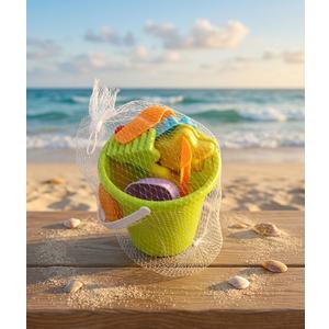 Beach Toys for Toddlers, Sand Castle Toys with Bucket, 