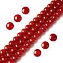 100pcs 10mm Red Agate Beads Natural Gemstone Beads Round Loose Beads for Jewelry Making