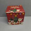 2025 Kids Box  DIY Christmas Organizer Bucket with Stickers & Mini Toys, Fidget Toy Pack, Multi-Item Fidget Toys, Creative Holiday Craft Kit for Girls Boys, Santa & Snowman Storage Bucket for Kids