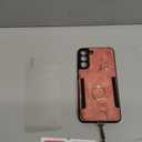 Phone Case for Samsung Galaxy S22 Plus S22+ 5G Wallet Cover with Screen Protector and Wrist Strap Lanyard RFID Credit Card Holder Ring Stand Cell Accessories S22+5G S22plus 22S + S 22 22+ Women Pink