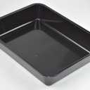 Black Metal High-Sided Oven Dish (13.5 x 9In.)