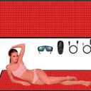 iTHERAU Red Light Therapy Mat for Full Body, 71"x31", 1280 LEDs Dual Chip 660nm & 850nm Red Light Infrared Therapy Large Bed for Back Waist Shoulder Knee Relief, Body Relax, Gift for Women Men