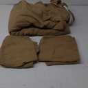 SE SOFTEXLY Muslin Duvet Cover King Size, 100% Washed Cotton Duvet Cover Set, Ultra Soft Comforter Cover Linen Like, 3 Pieces Minimalist Gauze Duvet Cover with 2 Pillowcases, 90"x104", Light Brown