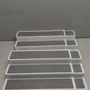 3 Tier Expandable Spice Rack Organizer, White/Grey Plastic Spice Rack, Adjustable Length 14.6In-25.8In, 2 Pack Non-Skid Tiered Spice Shelf Organizer for Kitchen Cabinet, Cupboard, Pantry