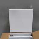 SUIN 1.5-Inch 3-Ring Binders with 2 Interior Pockets, Premium Clear View Presentation Binder Holds 325 Sheets Letter Size, Office School Home,6 Pack (White)