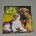 TF Publishing 2026 Furry Friends Wall Calendar - Large Grids for Appointments and Scheduling - Vertical Monthly Wall Calendar 2026 with Premium Gloss Paper for Home and Office Organization - 12x12in