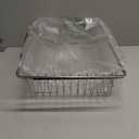 Expandable Dish Drying Rack, Rustproof Stainless Over Sink Dish Drainer Rack Basket Shelf, 304 Stainless Steel Metal Dish Drainer in Sink or On Counter Organizer Dish Dryer Rack for Inside Sink