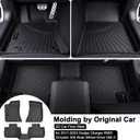 TPE Floor Mats for 2011-2023 Dodge Charger RWD & Chrysler 300 Rear-Wheel Drive ONLY All Weather Car Floor Liners Fit Dodge Charger RWD Accessories Black